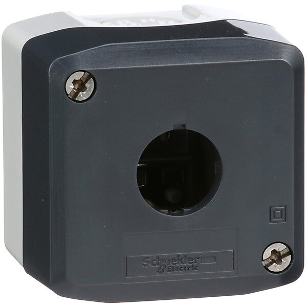 Schneider Electric Leergehäuse 1Stelle RAL 7035/7016 XALD01